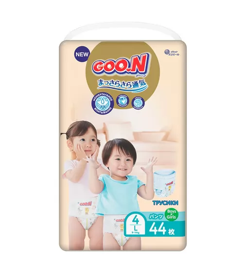 Трусики-подгузники Goo.N Premium Soft для детей (размер 4(L), 9-14 kg, 44 шт) - 863228_1.jpg - № 1