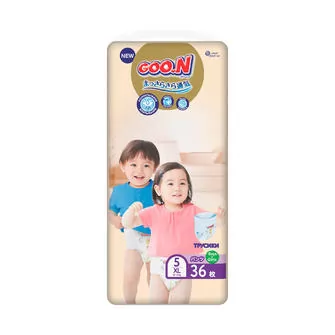 Трусики-подгузники Goo.N Premium Soft для детей (размер 5(XL), 12-17 kg, 36 шт)