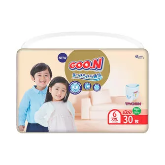 Трусики-подгузники Goo.N Premium Soft для детей (размер 6(2XL), 15-25 kg, 30 шт)