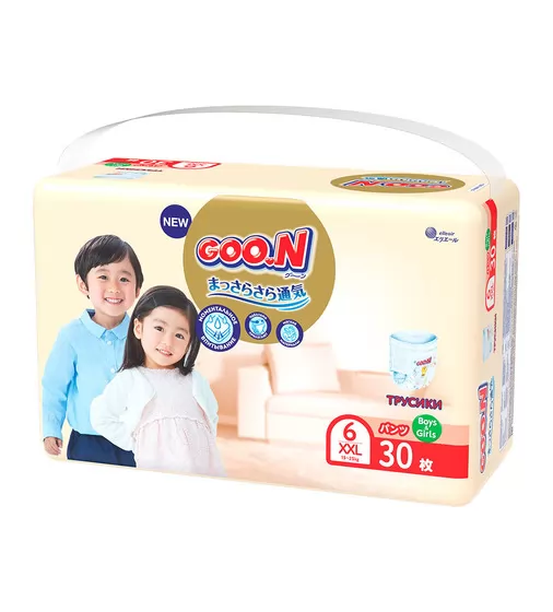 Трусики-подгузники Goo.N Premium Soft для детей (размер 6(2XL), 15-25 kg, 30 шт) - 863230_2.jpg - № 2