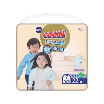 Трусики-подгузники Goo.N Premium Soft для детей (размер 7(3XL), 18-30 kg, 22 шт)