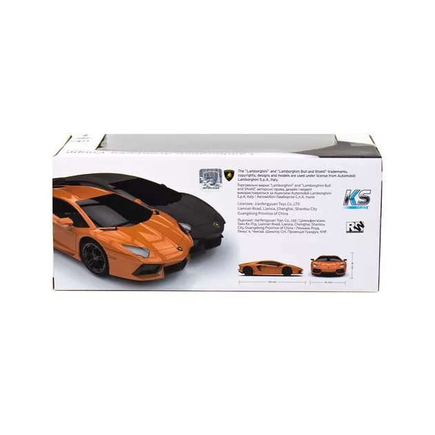 Автомобиль KS Drive на р/у - Lamborghini Aventador LP 700-4 (1:24, 2.4Ghz, черный)