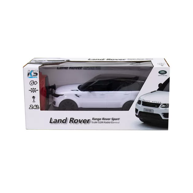 Автомобиль KS Drive на р/у -  Land Rover Range Rover Sport (1:24, 2.4Ghz, белый)