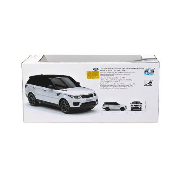 Автомобиль KS Drive на р/у -  Land Rover Range Rover Sport (1:24, 2.4Ghz, белый)
