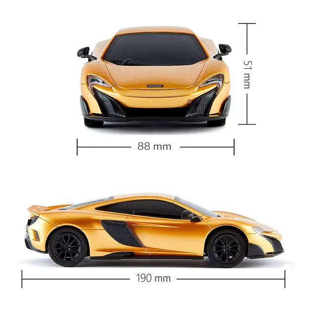 Автомобиль KS Drive на р/у - Mclaren 675LT (1:24, 2.4Ghz, золотой)
