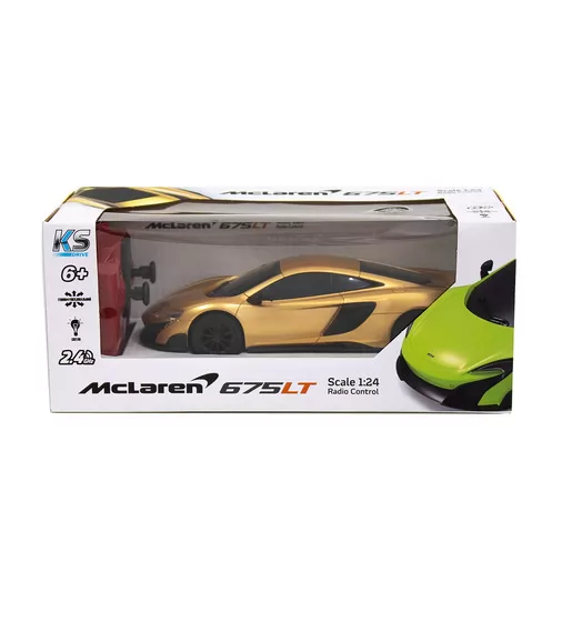 Автомобиль KS Drive на р/у - Mclaren 675LT (1:24, 2.4Ghz, золотой) - 124GMGL_9.jpg - № 9