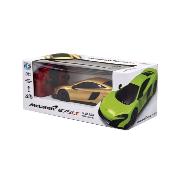 Автомобиль KS Drive на р/у - Mclaren 675LT (1:24, 2.4Ghz, золотой)
