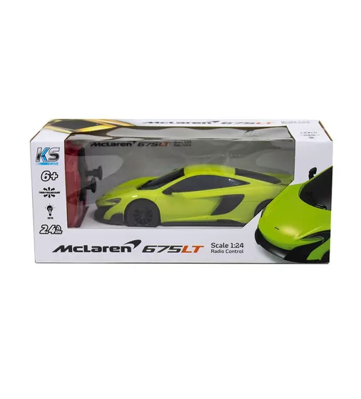 Автомобиль KS Drive на р/у - Mclaren 675LT (1:24, 2.4Ghz, зелёный) - 124GMGR_9.jpg - № 9