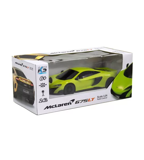 Автомобиль KS Drive на р/у - Mclaren 675LT (1:24, 2.4Ghz, зелёный) - 124GMGR_10.jpg - № 10