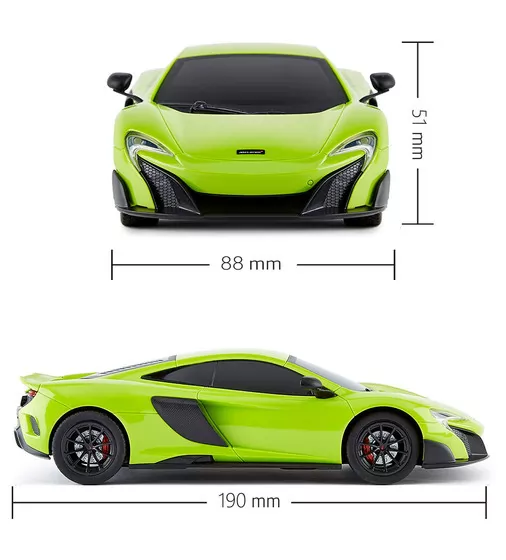 Автомобиль KS Drive на р/у - Mclaren 675LT (1:24, 2.4Ghz, зелёный) - 124GMGR_5.jpg - № 5