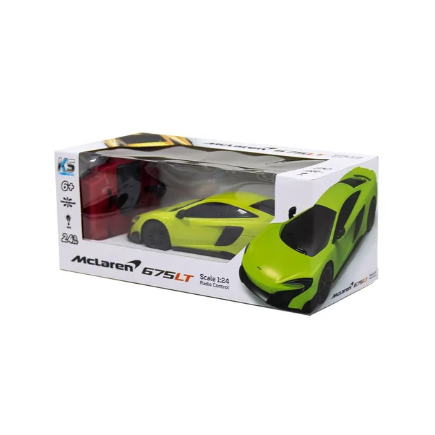 Автомобиль KS Drive на р/у - Mclaren 675LT (1:24, 2.4Ghz, зелёный)