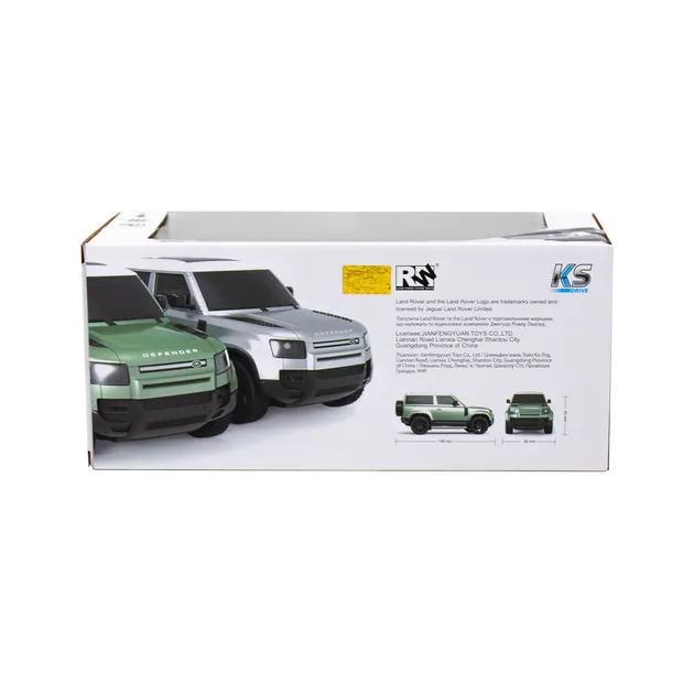 Автомобиль KS Drive на р/у - Land Rover New Defender (1:24, 2.4Ghz, серебристый)