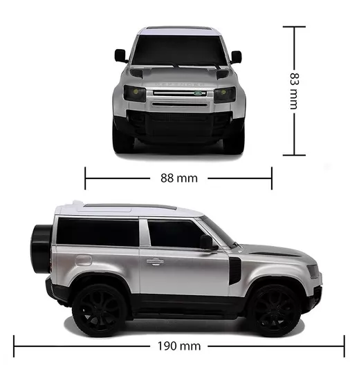 Автомобиль KS Drive на р/у - Land Rover New Defender (1:24, 2.4Ghz, серебристый) - 124GDES_5.jpg - № 5