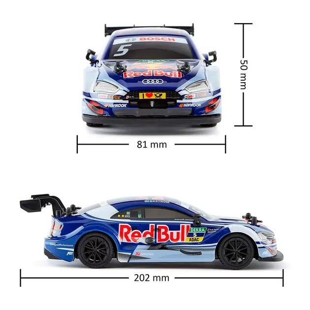 Автомобиль KS Drive на р/у - Audi RS 5 DTM Red Bull (1:24, 2.4Ghz, голубой)
