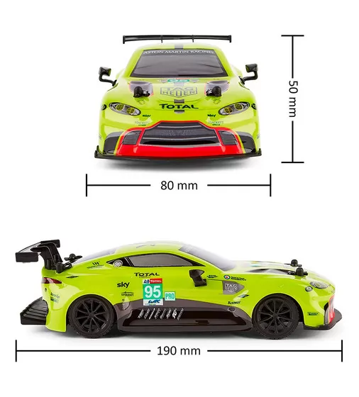Автомобиль KS Drive на р/у - Aston Martin New Vantage GTE (1:24, 2.4Ghz, зелёный) - 124RAMG_6.jpg - № 6