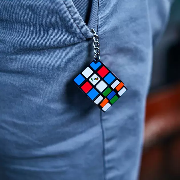 Мини-головоломка Rubik's - Кубик 3х3 (с кольцом)