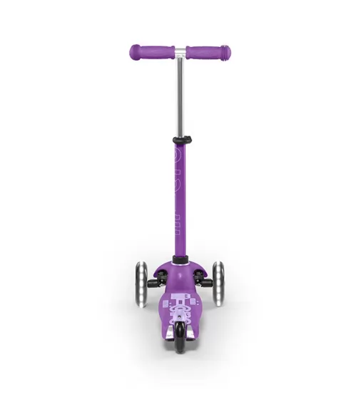 Самокат MICRO серии Mini Deluxe LED" – Фиолетовый (до 50 kg, 3-х колесный, свет)" - MMD141_3.jpg - № 3