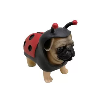 Стретч-игрушка Dress your Puppy S1 - Мопс-божья коровка