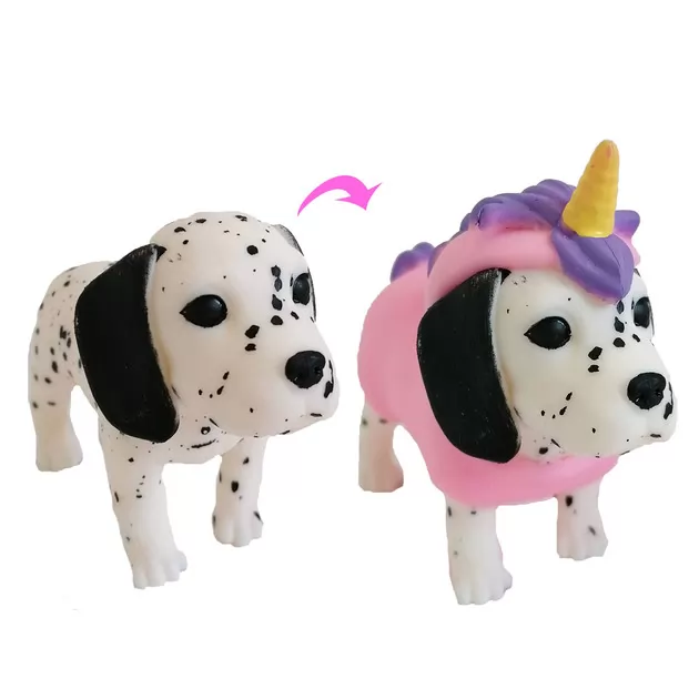 Стретч-игрушка Dress your Puppy S1 - Далматин-единорог