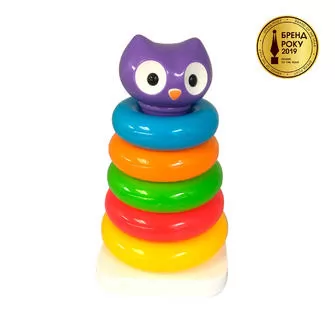 Развивающая Игрушка - Пирамидка Сова