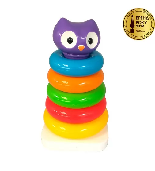 Развивающая Игрушка - Пирамидка Сова - 057901_1.jpg - № 1