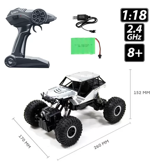 Автомобиль Off-road Crawler на р/у – Tiger (матовый серый) - SL-111RHMGR_7.jpg - № 7