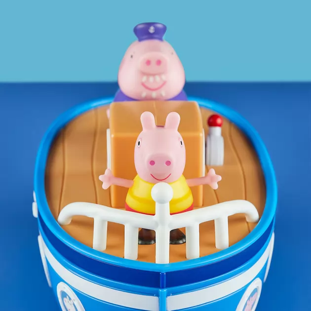 Игровой набор Peppa - Пеппа с дедушкой на корабле