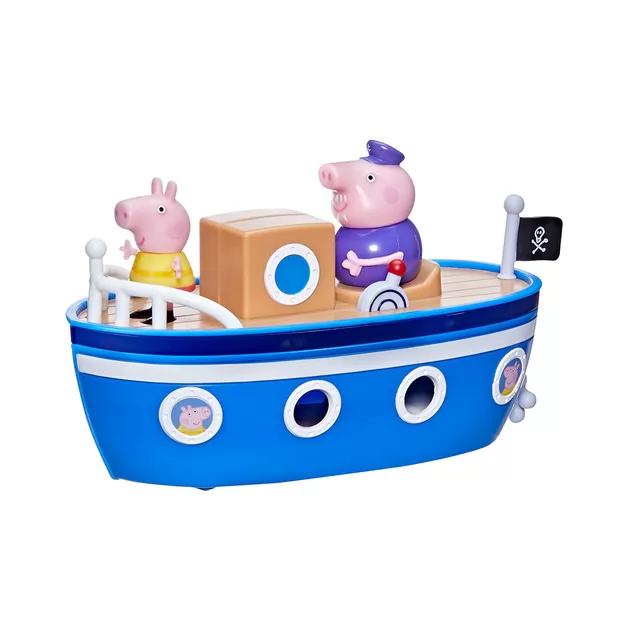 Игровой набор Peppa - Пеппа с дедушкой на корабле