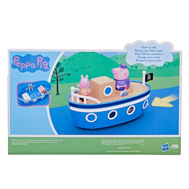 Игровой набор Peppa - Пеппа с дедушкой на корабле