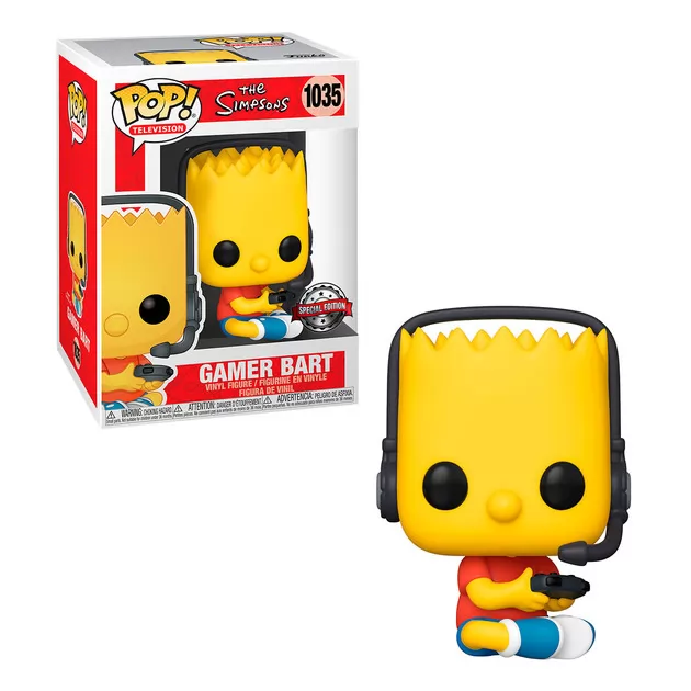 Игровая фигурка Funko Pop! серии Симпсоны - Геймер Барт (эксклюзив)