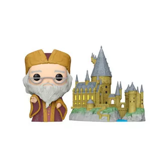 Игровая фигурка Funko Pop! Town - Дамблдор с Хогвардсом