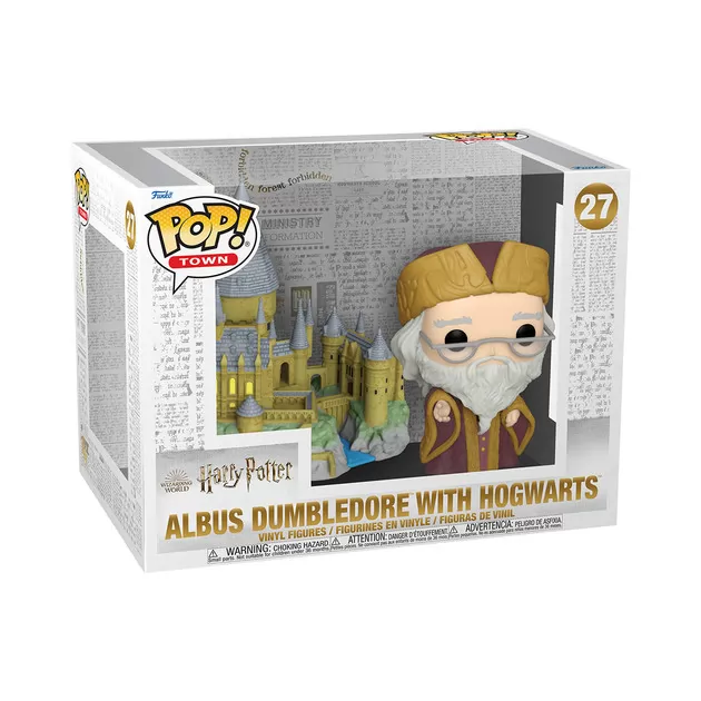 Игровая фигурка Funko Pop! Town - Дамблдор с Хогвардсом