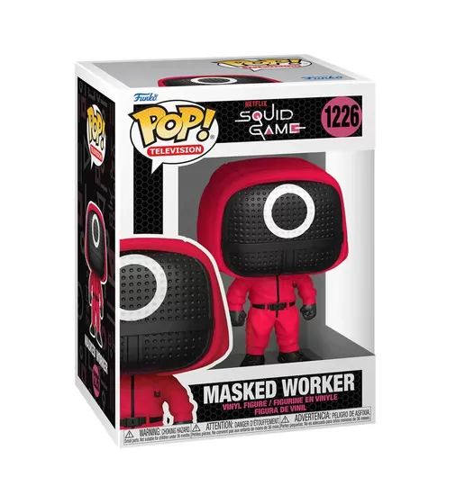 Игровая фигурка Funko POP! серии Игра в кальмара - Красный солдат в маске - 64799_5.jpg - № 5