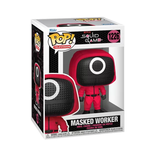 Игровая фигурка Funko POP! серии Игра в кальмара - Красный солдат в маске