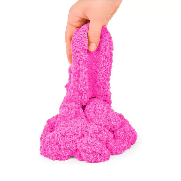 Песок для детского творчества- Kinetic Sand Colour (розовый, 907 g)