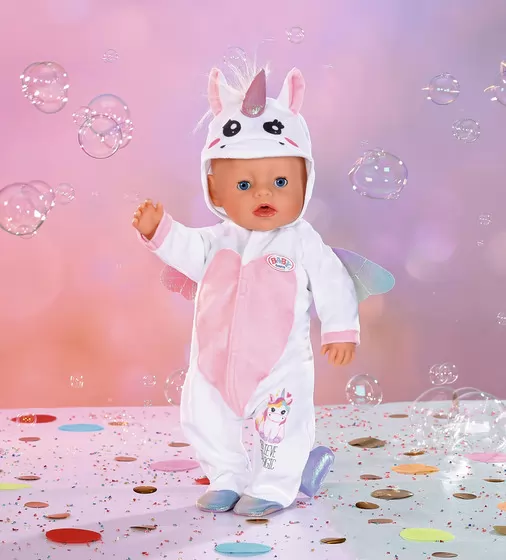 Одежда для куклы Baby Born - Комбинезончик Единорога - 832936_3.jpg - № 3