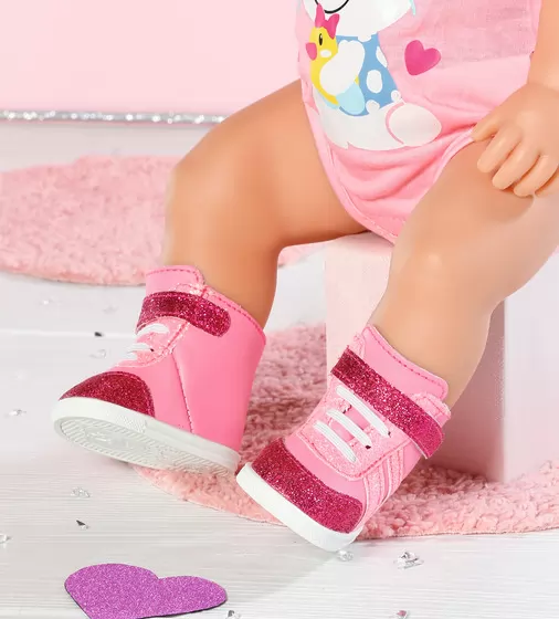 Обувь для куклы Baby Born - Розовые кеды - 833889_4.jpg - № 4