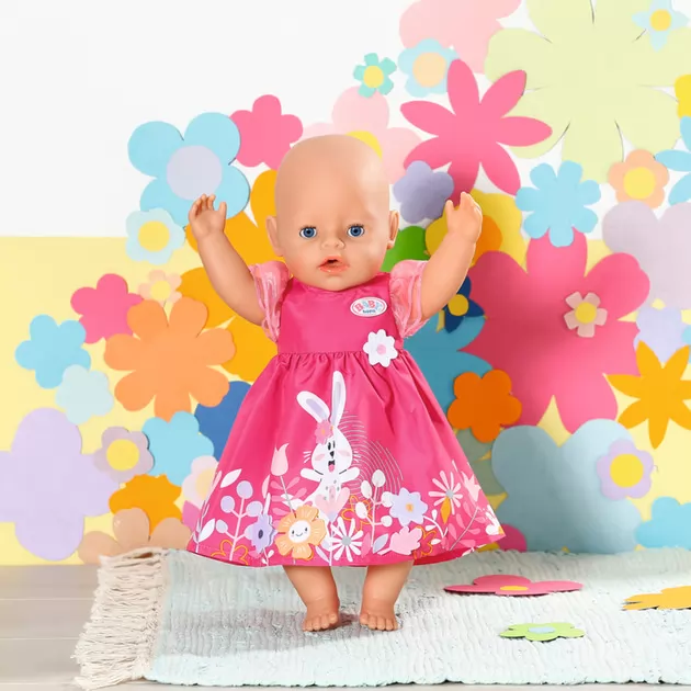 Одежда для куклы Baby Born - Платье с цветами
