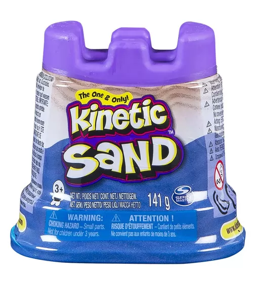 Песок Для Детского Творчества - Kinetic Sand Мини Крепость (Голубой) - 71419B_1.jpg - № 1