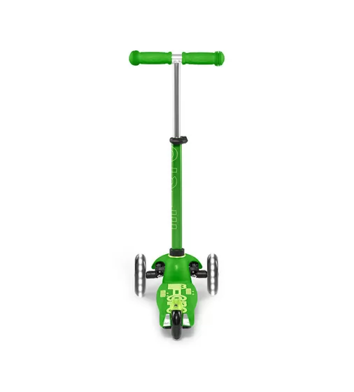 Самокат MICRO серии Mini Deluxe LED" – Зеленый" - MMD051_3.jpg - № 3