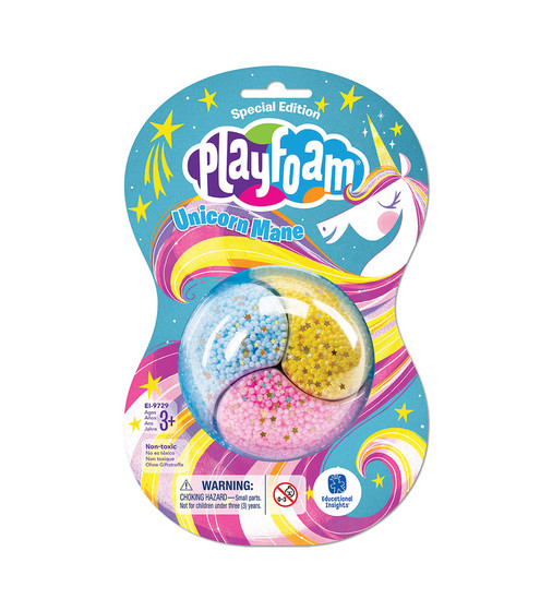 Набор шарикового пластилина Educational Insights Playfoam® - Грива единорога - EI-9729-1_1.jpg - № 1