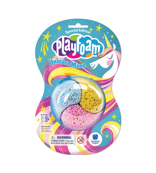 Набор шарикового пластилина Educational Insights Playfoam® - Грива единорога - EI-9729-1_1.jpg - № 1