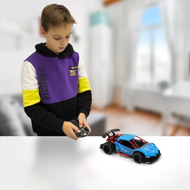 Автомобиль Gesture sensing на р/у и на сенсорном управлении – Dizzy (голубой, 1:16)