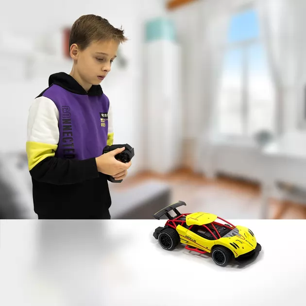 Автомобиль Speed racing drift на р/у – Aeolus (желтый, 1:16)