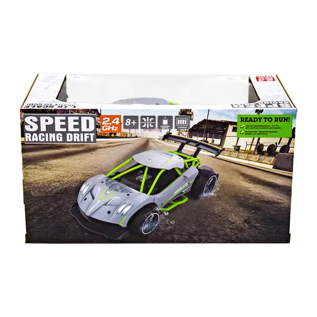 Автомобиль Speed racing drift на р/у – Aeolus (серый, 1:16)