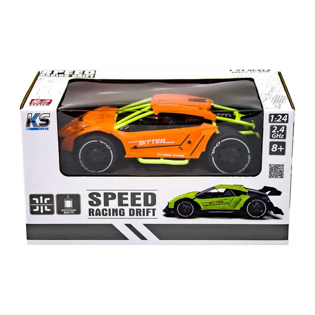 Автомобиль Speed racing drift на р/у – Bitter (оранжевый, 1:24)