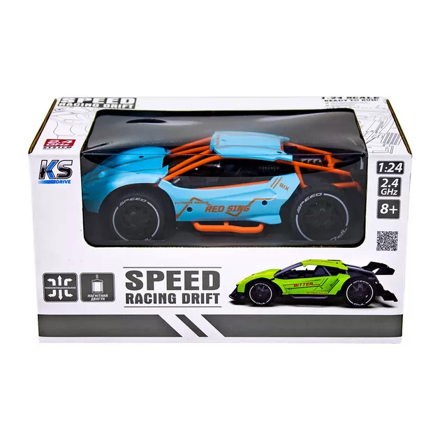 Автомобиль Speed racing driftr на р/у – Red Sing (голубой, 1:24)