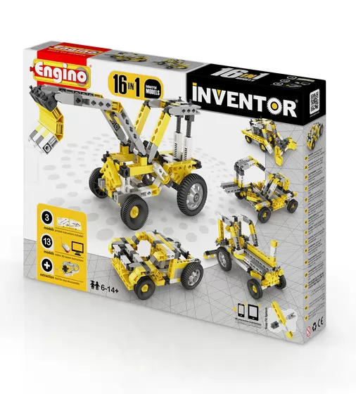 Конструктор Inventor 16 В 1 - Строительная Техника - 1634_1.jpg - № 1