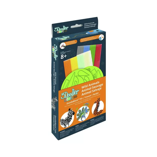 Набор Аксессуаров Для 3D-Ручки 3Doodler Start - Дикие Животные