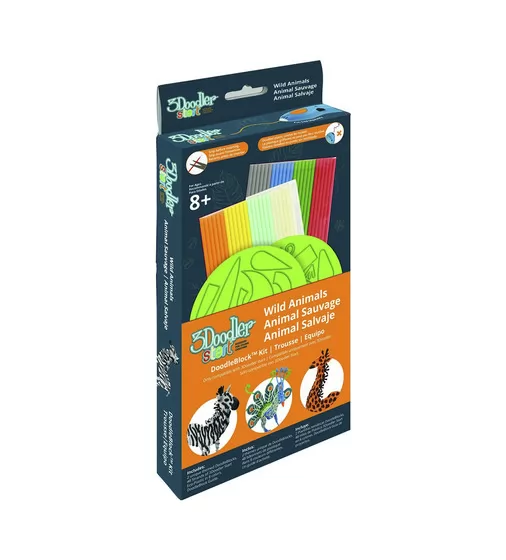 Набор Аксессуаров Для 3D-Ручки 3Doodler Start - Дикие Животные - 3DS-DBK-VE_2.jpg - № 2